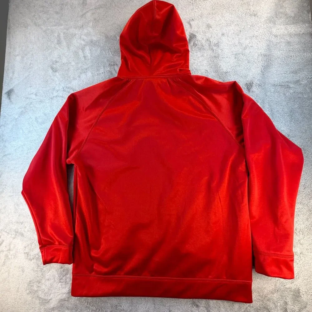 Colosseum Wisconsin Badgers Full Zip Hoodie Mens XXL Red Jacket